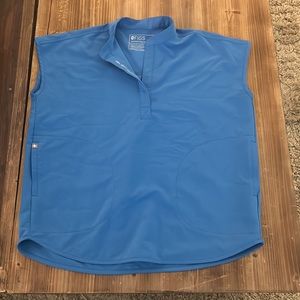 Capri Blue Oversized Figs Rafaela Top XS